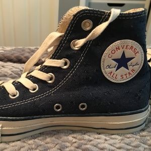 Unique Navy High Tops - Converse
